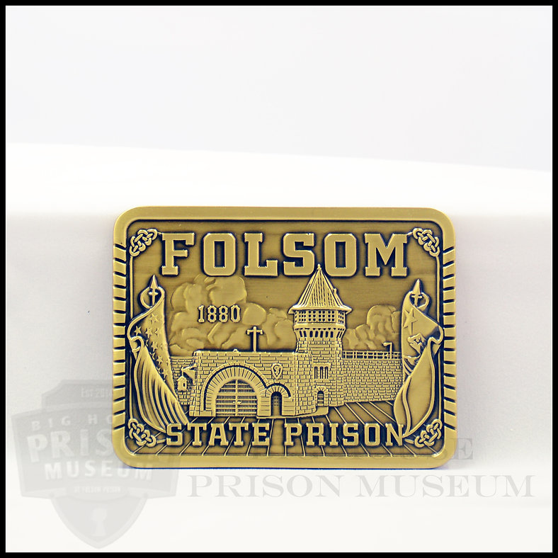 Folsom State Prison Belt Buckle-Rectangle